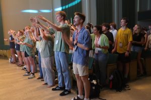 Worship was a key element of the camp.