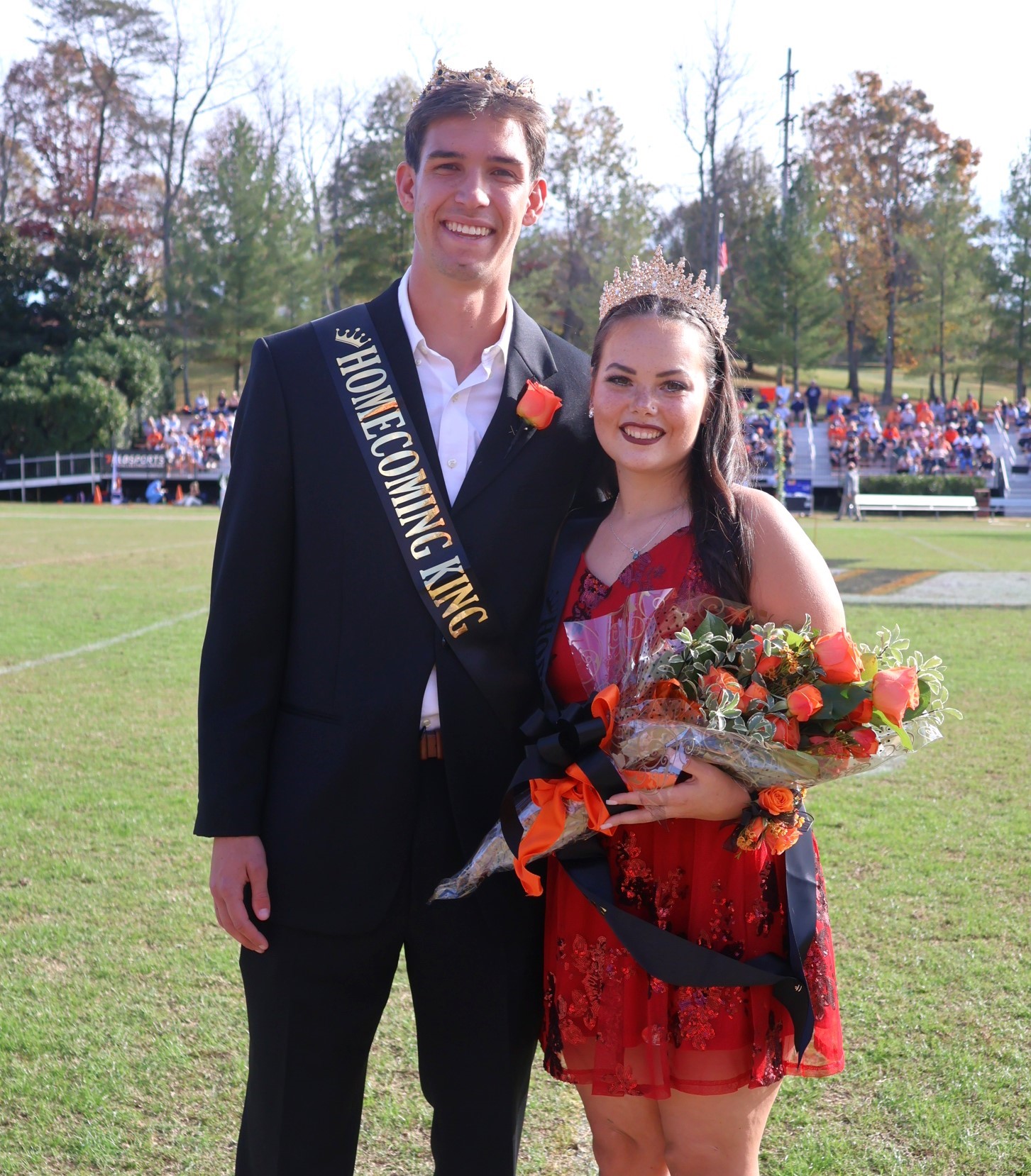 Two East Tennessee students named king and queen at Tusculum University  during Homecoming :: Tusculum University