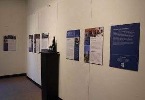 This is a portion of the exhibit on display in the Clem Allison Gallery.