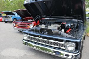Guests can view wonderful vehicles at the Old Oak Show and Shine car show.