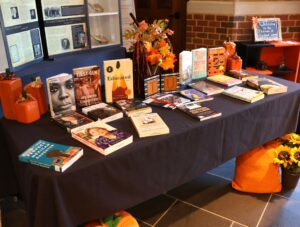 : Here are some of the 23 books the Thomas J. Garland Library was able to purchase with the $1,000 scholarship from the Center for First-generation Student Success.