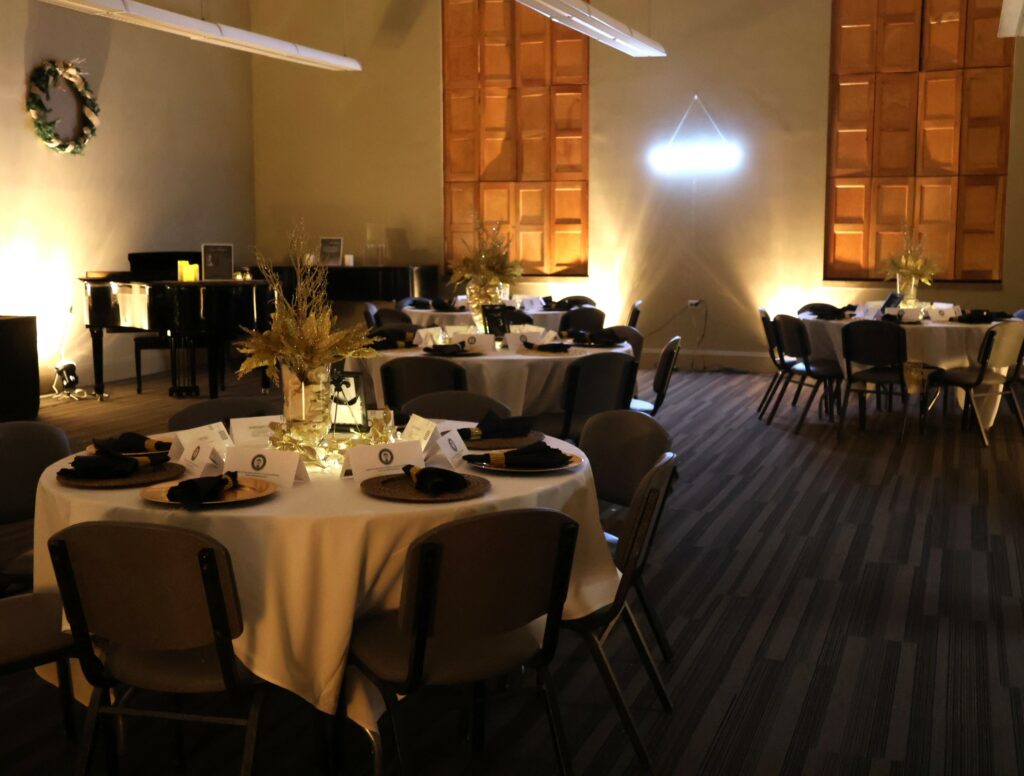 the reception hall