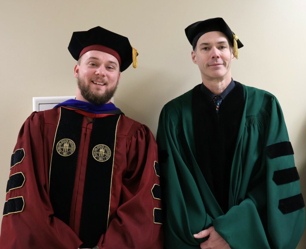 Dr. Nick Davidson, left, and Dr. Kevin Hill