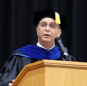 Dr. Scott Hummel addresses the audience.