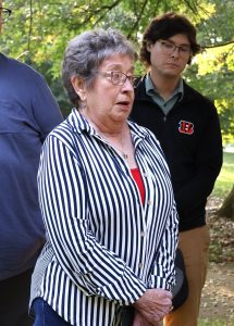 Matilda Green speaks during the event.