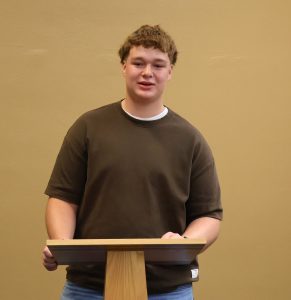 Noah Brown shares his experience with the Discipleship Living-Learning Center.