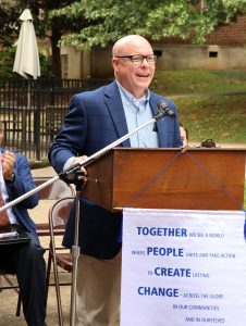 State Rep. David Hawk shares his thoughts during the event.