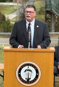 Craig Pilloni speaks during the ceremony.
